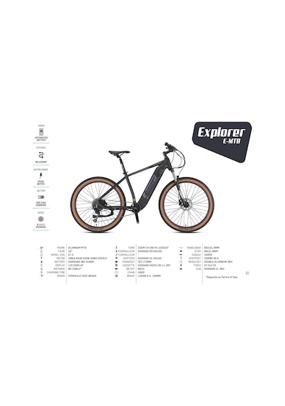 Loop Explorer - 27.5 - Mtb - 9 Vites - H.disc - Elektrikli - Mat Yeşil-mat Siyah/füme Yeşil
