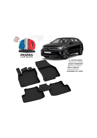 Vw Taigo 4d Araca Özel Havuzlu Kauçuk Paspas 2021 Üzeri