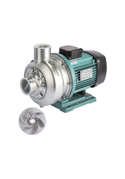Varan Dwk 400t Açık Çarklı Paslanmaz Santrifüj Pompa 4 Hp / 3 Kw, Trifaze 380 V, 21 Mss Aısı 316