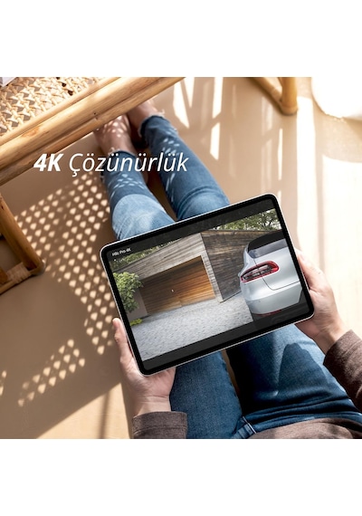 Ezviz H8c Pro 8mp 4k 360 Dönebilen Dış Mekan Wi-fi Güvenlik Kamerası, Akıllı Hareket Takibi, Renkli Gece Görüşü, Çift Yönlü Ses