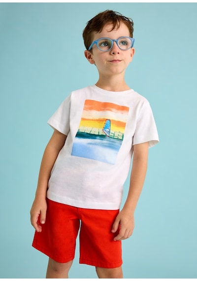 Mayoral Erkek Çocuk 2'li T-shirt 3049m Mavi