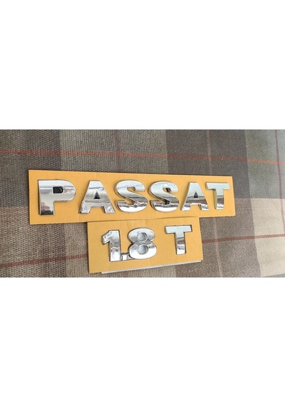 Volkswagen Passat 1.8t Bagaj Yazısı B5 - B5.5 1998-2005 Passat 1.8t Arka Bagaj Yazısı İthal
