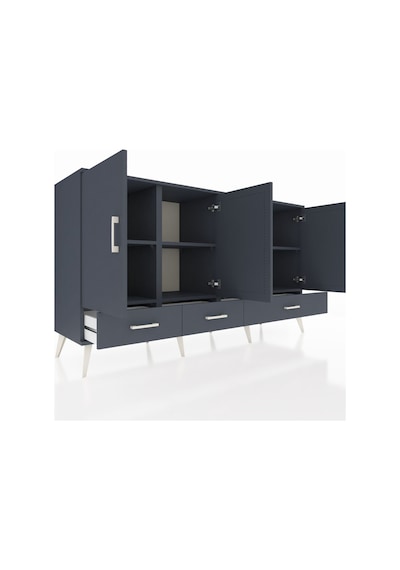 Kronos Konsol 6 Raflı 3 Çekmeceli 4 Kapaklı 176x59x99 Antrasit-an Antrasit-antrasit Kronos Konsol 6 Raflı 3 Çekmeceli 4 Kapaklı 176x59x99 Antrasit-an Antrasit-antrasit