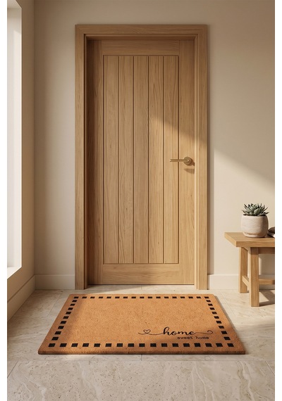 Villadia Home Textile Kapı Önü Paspası Kaymaz Taban Dekoratif Paspas Ev Giriş Antre İç Ve Dış Mekan Paspası 45x70 Cm 4ypycoco