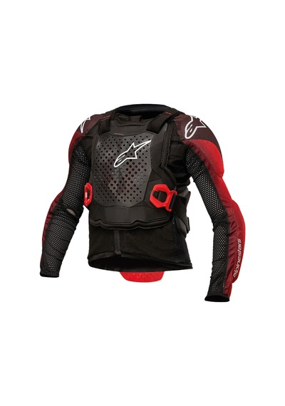 Alpinestars Bionic Tech Youth Genç Body Armour Tam Gövde Koruma Siyah Beyaz Kırmızı