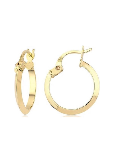 Keskin Altın Halka Küpe Çapı: 1.9 Cm Sarı Altın