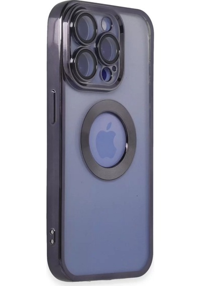 Newface Apple İphone 15 Pro Max Kılıf Slot Silikon - Mor