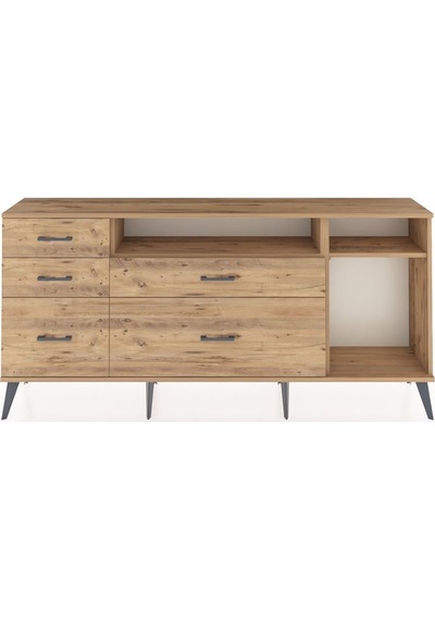 Arges Konsol 2 Raflı 5 Çekmeceli 176x30x83 Çam-çam/çam Çam/çam Arges Konsol 2 Raflı 5 Çekmeceli 176x30x83 Çam-çam/çam Çam/çam