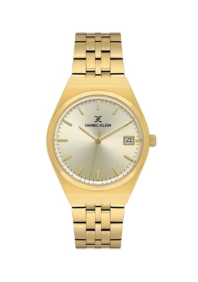 Daniel Klein Dke.1.14052.6 Pure Gold Takvimli Çelik Kordonlu Kadın Kol Saati Altın