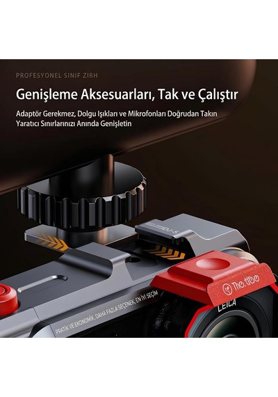 Insta360 Ace Pro 2 İle Uyumlu Quick Release Cnc Cage Dj10