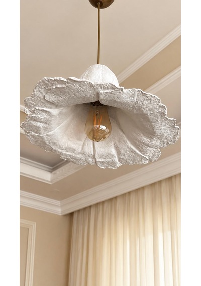 Lioraa Lighting Flos Velia 39 Cm Sarkıt Avize Kırık Beyaz