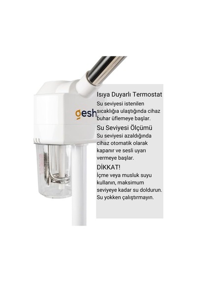 Dt-318 Sıcak Buhar Ozonlu Yüz Buhar Makinesi Vapozon - Ayaklı - Profesyonel Cilt Bakımı