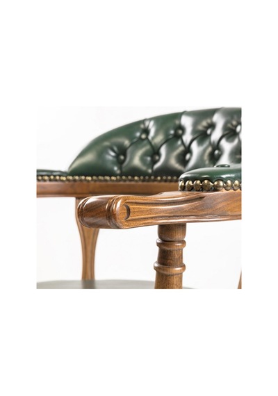Majesta Classic Ahşap Sandalye Natural-yeşil