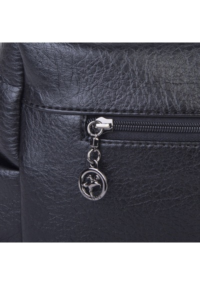 Nas Bag Çok Gözlü Yumuşak Ve Hafif Yapılı Çift Askılı Omuz Ve Çapraz Çanta 30x24 Cm Siyah Victoria