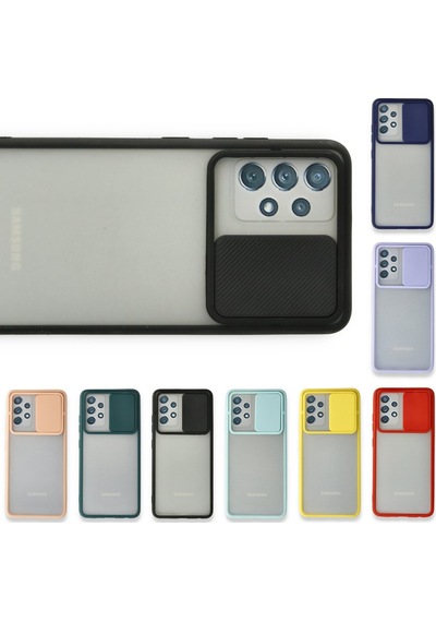 Samsung Uyumlu Galaxy A72 Kilif Palm Kamera Koruma Kapakli Silikon 508553832