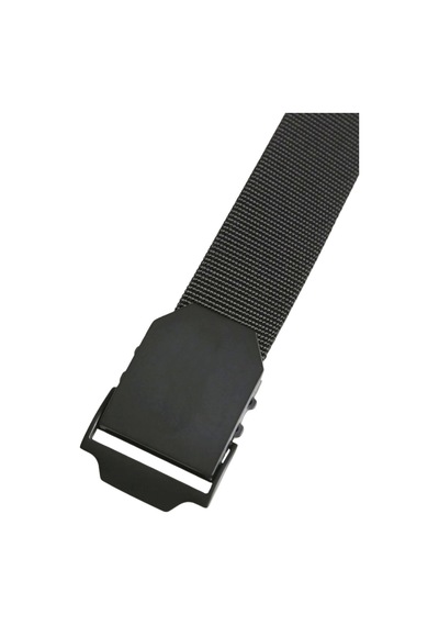 Vanilla Collection Ykk Metal Siyah Mat Tokalı Taktikal Tarz Siyah Palaska Bez Kemer Siyah