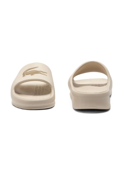 Lacoste Serve Slide 2.0 Unisex Terlik Krem Bej