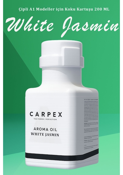 Carpex A1 Çipli Modeller İçin 200 Ml White Jasmin Koku Kartuş A1 Pro 900-x Ve A1 Eco-x Modeller İçin Uyumludur Karışık