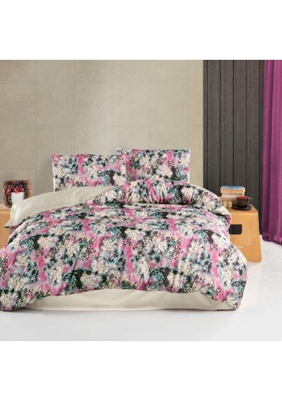 Aryıldız Home Exclusive Saten Nevresim Çift Kişilik Forest Çok Renkli