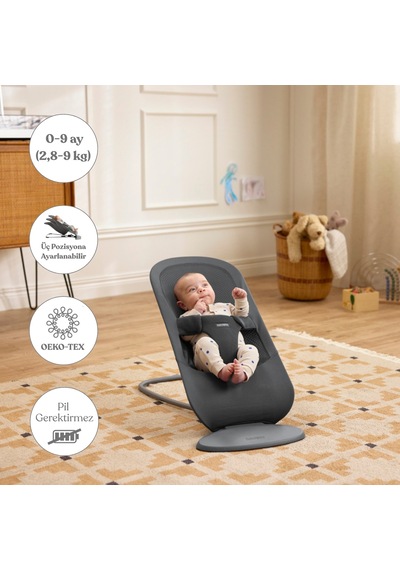 Babybjörn Begin Ana Kucağı Mesh Dark Grey