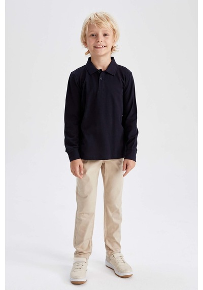 Defacto T8850a6-fw Erkek Çocuk Gabardin Pantolon T8850A6-R6164 Bej