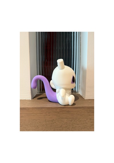Pokemon Chibi Stili Mewtwo Masa Figürü 10cm Pokemon Koleksiyon İçin Figür / Oyuncak