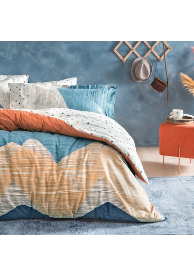 Yataş Bedding Aden Ranforce Çift Kişilik Nevresim Takımı Lacivert