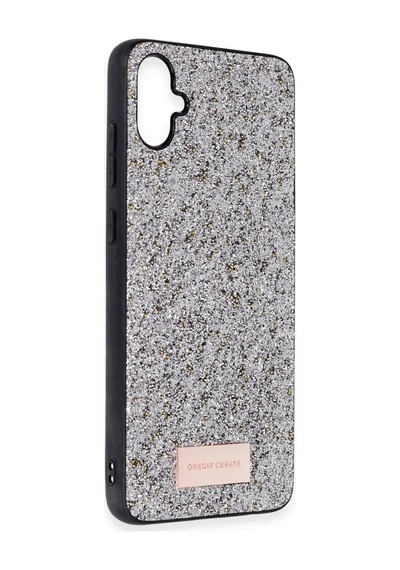 Magicool Onegif Samsung Galaxy Uyumlu A05 Bright Simli Kapak - Gümüş