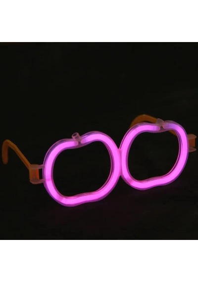 Mey İthalat Glow Stick Elma Gözlük - Glow Partisi Gözlüğü - Glow Stick Gözlük 12 Adet Diğer