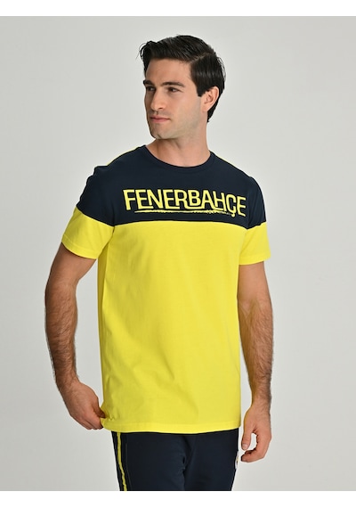 Fenerium Erkek Trıbun Robalı Fenerbahçe Tshırt Sarı