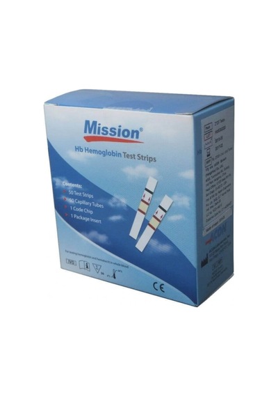 Acon Mission Hemoglobin Strip 50 Adet 1 Kutu