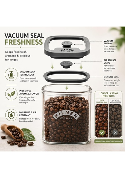 Kilner Borosilikat Cam Kapaklı Saklama Kabı, 500 Ml, Hava Geçirmez, Vakumlu Mühürlü, Bulaşık Makinesinde Yıkanabilir, Kapaklı Saklama Kutusu, Bpa İçer Şeffaf Kilner Borosilikat Cam Kapaklı Saklama Kabı, 500 Ml, Hava Geçirmez, Vakumlu Mühürlü, Bulaşık Makinesinde Yıkanabilir, Kapaklı Saklama Kutusu, Bpa İçer Şeffaf