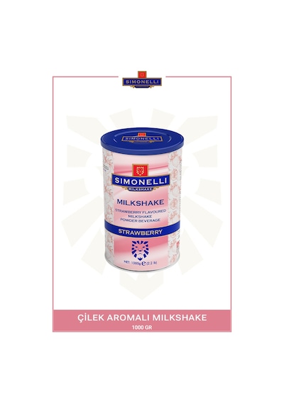 Simonelli Çilekli Milkshake 1 KG