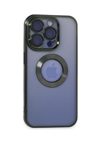 Apple İphone 15 Pro Max Kılıf Slot Silikon - Köknar Yeşili Çok Renkli