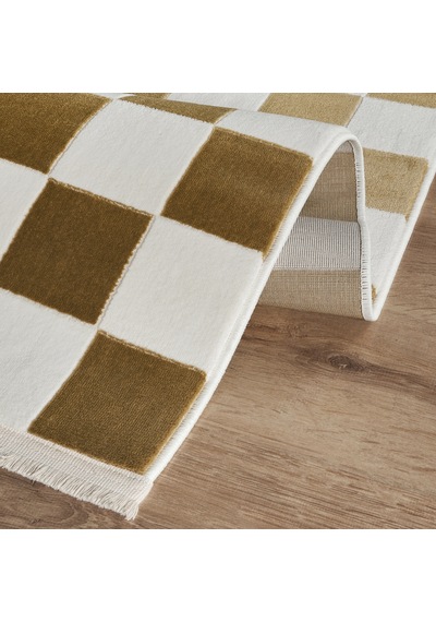 Kaşmir Halı 7/24 Sahara Softline Elen Gold 200x290 Cm Altın