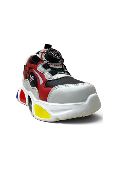 Cool Elliot Bebek Işıklı Rahat Sneaker Kırmızı