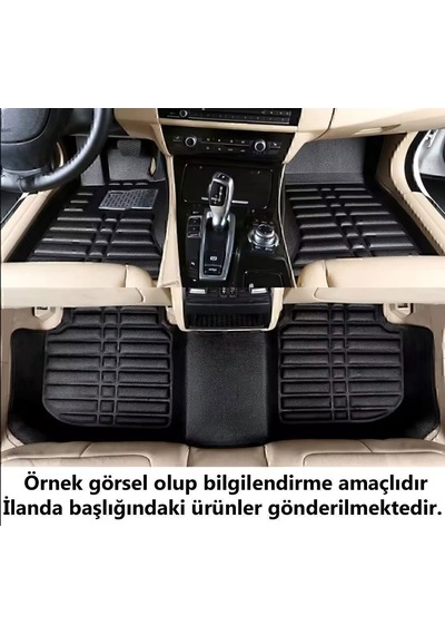 Ford Focus 2012-2018 5d Havuzlu Karbon Dizayn Paspas Seti