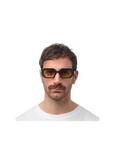 Okkia Andrea Altıgen Unisex Güneş Gözlüğüsiyah / Lens : Sarı Siyah