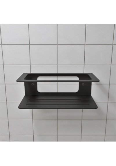 Hvngroup Metal Banyo Şampuanlık Askısı, Duş Rafı Siyah