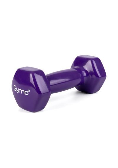 Gymo Hex Shape Vinil Dambıl 2x2kg Mor
