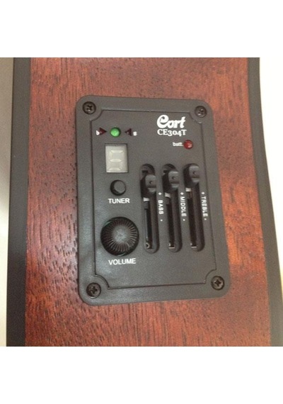 Cort Ad810e-opw Elektro Akustik Gitar Çantalı Open Pore - Walnut