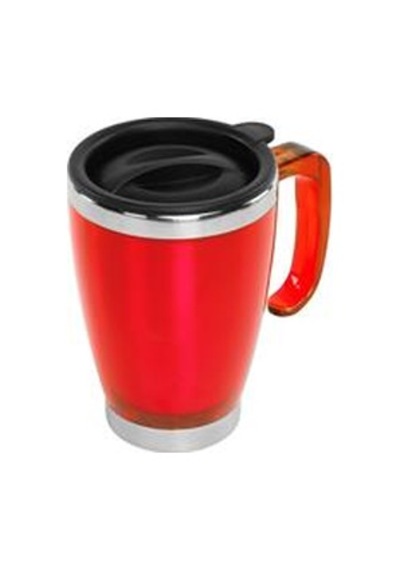 S-link Sl-tm1981 Kırmızı 415ml Iç 304 Dış 201 Paslanmaz Çelik Kupa Çok Renkli