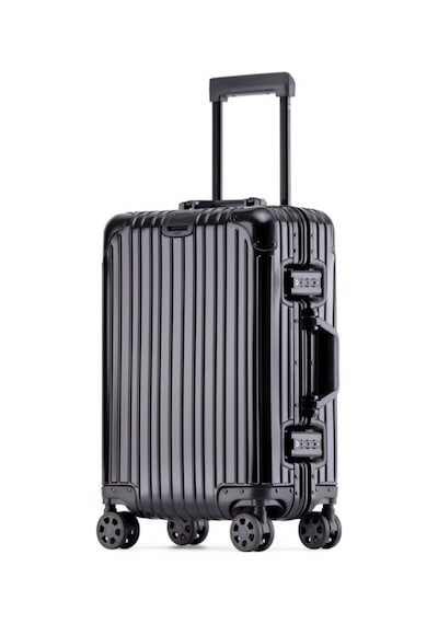 Monat Luggages Monnat Al-01 Siyah Kabin Boy Valiz Çok Renkli