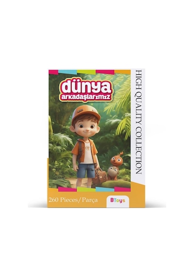 Btoys 260 Parça Puzzle Dünya Arkadaşlarımız 9067