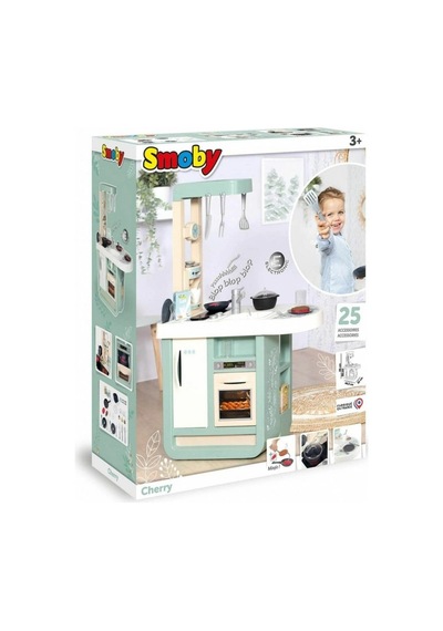 Mey İthalat 7600310914 Smoby Cherry Kitchen Mutfak Oyun Seti