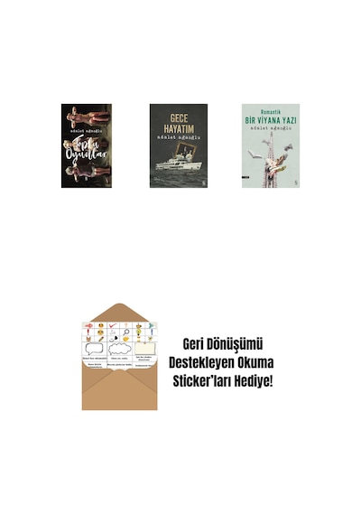 Toplu Oyunlar Ciltli + Gece Hayatım + Romantik Bir Viyana Yazı + Okuma Sticker'ları