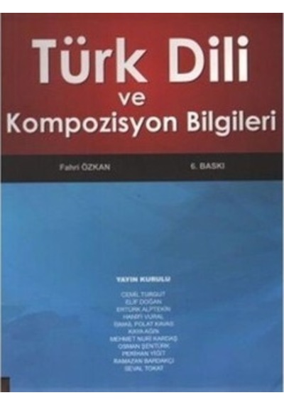 Türk Dili Ve Kompozisyon Bilgileri Fahri Özkan( 2.El)
