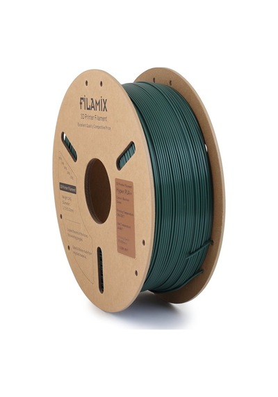 Filamix Hyper Pla Siyahımsı Yeşil Gece Yeşili Filament 1.75mm 1kg - Yüksek Hızlı Pla