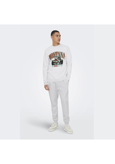 Only & Sons Ceres Erkek Gri Eşofman Altı 22018686-slgm