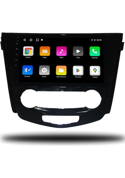 Navxcel Nissan Qashqai Android Carplay Multimedya 2014-2021 Manuel Klima 4GB Ram + 32GB Hafıza
